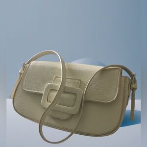 MW Elegant Cream Armpit Shoulder Bag